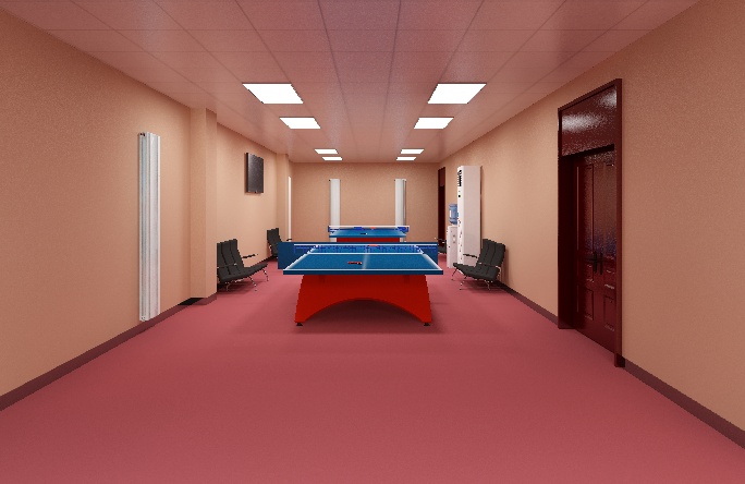 室内健身房乒乓球室